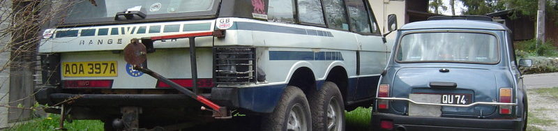 Range Rover 6 roues de mon ami Didier Blute au